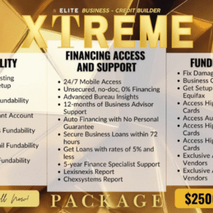 ELITE-BUSINESS CREDIT BUILDER  XTREME PACKAGE  (Best deal!)